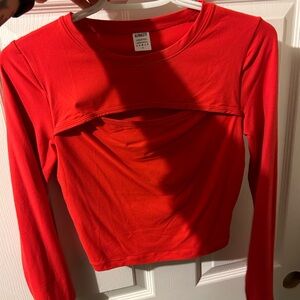 Alphalete keyhole long sleeve